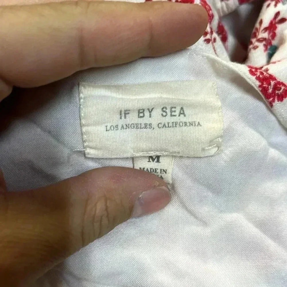 If By Sea Los Angeles dress wrap floral Size M - Picture 9 of 11